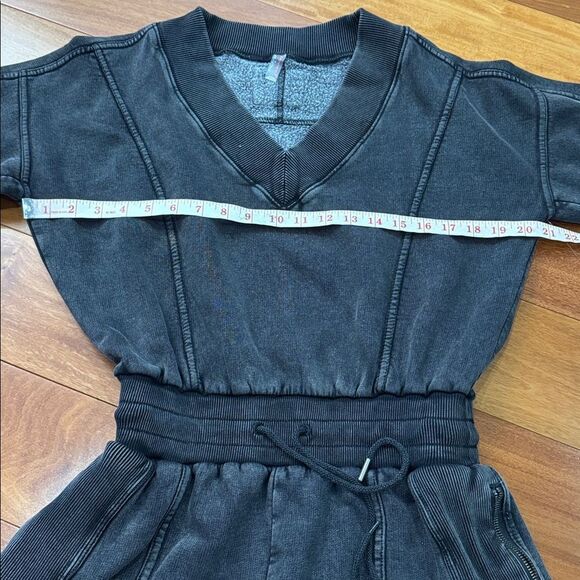 NWT Free People  Movement Intercept Relaxed Fit  Black Romper size XS - Picture 10 of 14